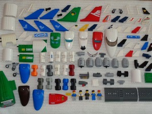 Lego Plane Parts \u0026 Pieces Lot 110 Items 