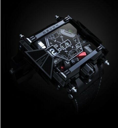 NEW Devon Works Star Wars Limited Edition Timepiece with TIE Fighter Cuff Links