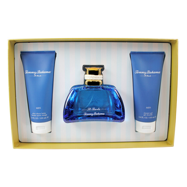 St. Barts by Tommy Bahama for Men Set EDC 3.4oz + ASB 3.4oz + SG 3.4oz New