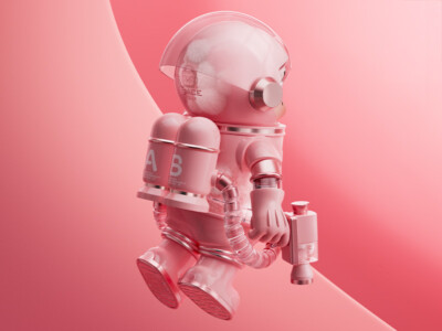 POP MART MEGA Collection SPACE MOLLY 400% SMITTEN LOVE H295mm