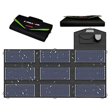 X-DRAGON 70W Mono Foldable Solar Panel Kits for Power Station Fishing Camping
