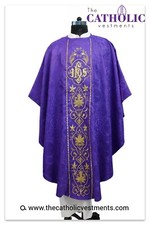 Set paramenti gotici e massa - viola