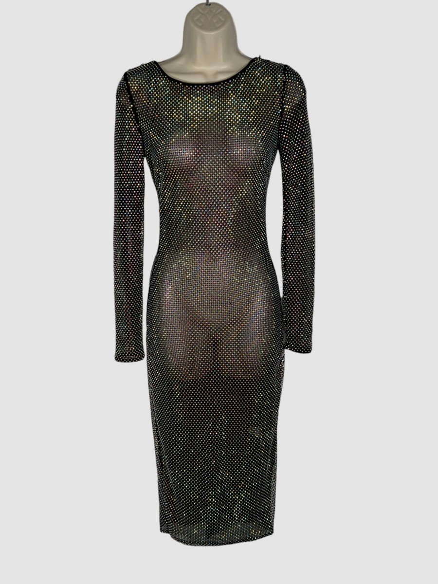 dress the population black emery dress Emery Dress, XL / Black MULTI