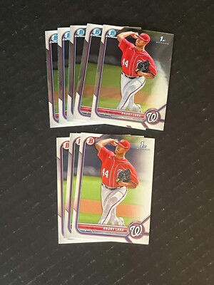 (8) ANDRY LARA 2022 BOWMAN ROOKIE LOT (5 CHROME & 3 DRAFT) NATIONALS