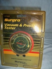 Sunpro Vacuum Pressure Tester Cp7802- Test Engine Condition - Ford Chevy Gmc