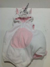 Unicorn Baby Costume 1 Piece Pink White Age 3-6 Months Carter's
