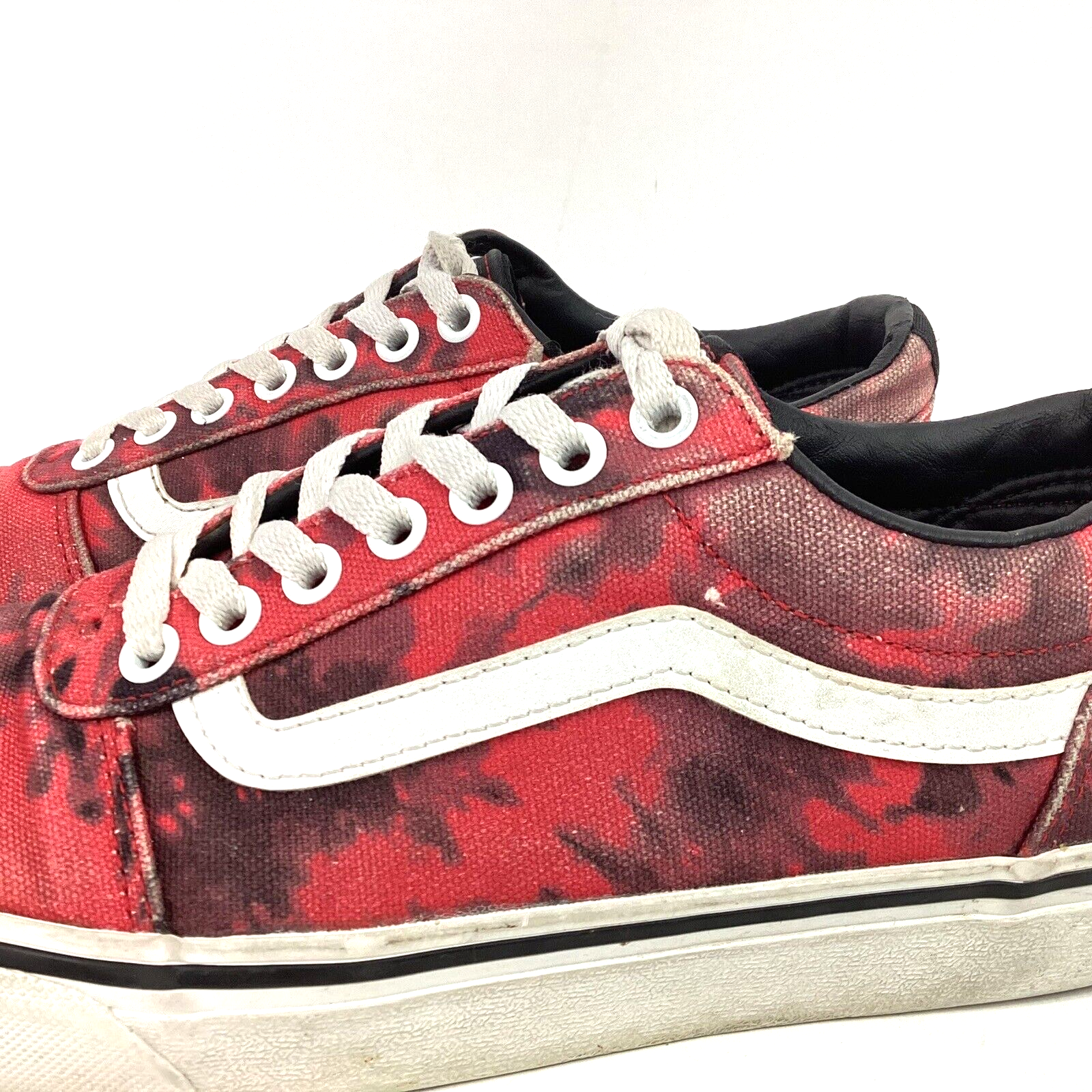 SAOLA Vans OTW Scarpe da skate basse da uomo taglia 8 5 rosse nere tie dye 500714