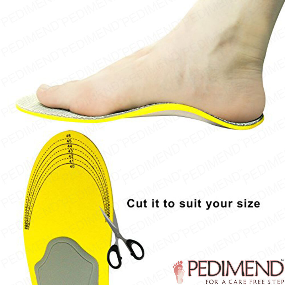 Heel Cushion Plantar Fasciitis Shoe Inserts Pedimend Arch Support