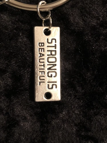 Strong is Beautiful! Motivation Weight Loss Charm for Weight Watchers Ring