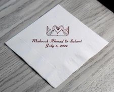 50 Personalized cocktail napkins wedding graduation birthday party