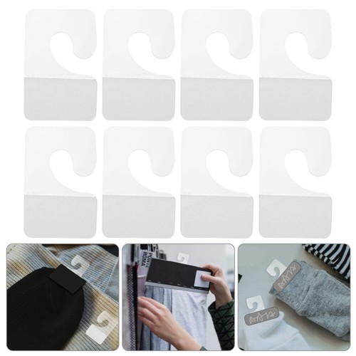 200 Pcs Retail Display Self Adhesive Euro Hook Aircraft Hole Coat
