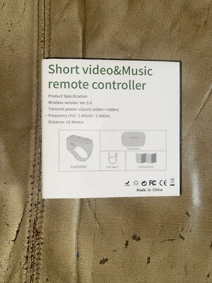 Short Video And Music Remote Controller D01 Pro- Pink