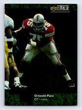 1997 Upper Deck Collector's Choice Turf Champions Orlando Pace #TC4 Rookie HOF