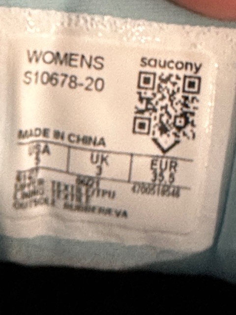 Saucony Womens Girls Triumph 19 Running shoes Alloy Powder Grey Blue Sz 5 S10678 image 7