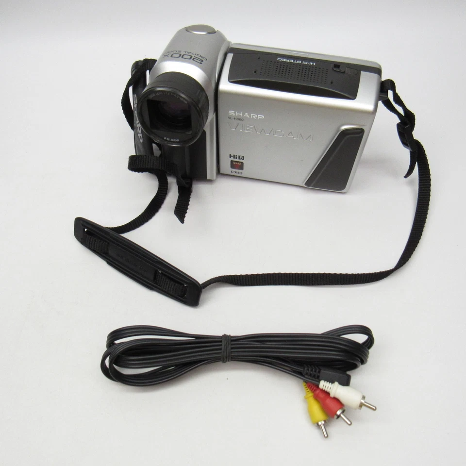 Sharp 8mm Video Hi 8  Camcorder VCR Camera Viewcam Video Transfer VL-H860 TESTED - Image 3 of 4