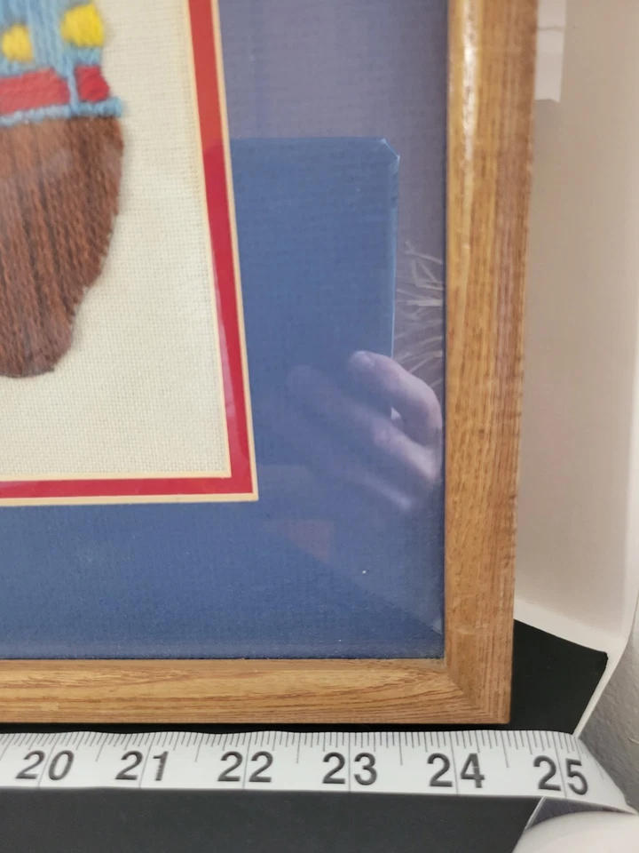 Osos de peluche Tumbling completos enmarcados crewel de colección decoración de guardería habitación infantil bebé niño Foto 4 de 4