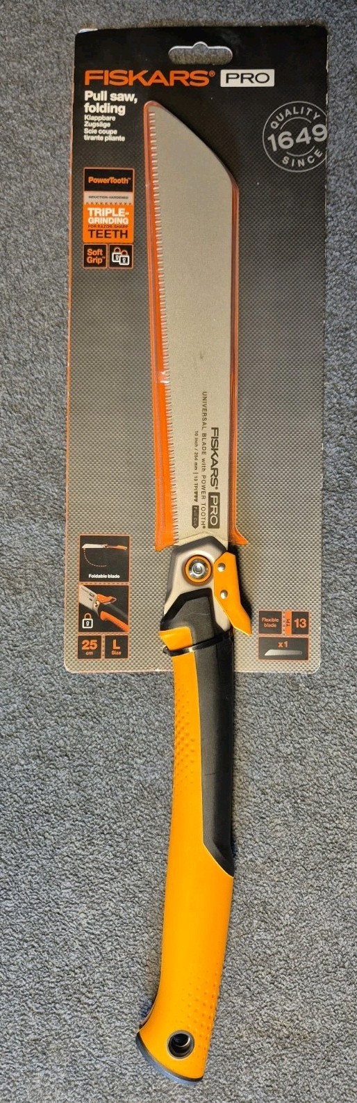 Fiskars Fiskars® Pro Powertooth™ Zugsäge Klappbar 25 Cm - Bild 2