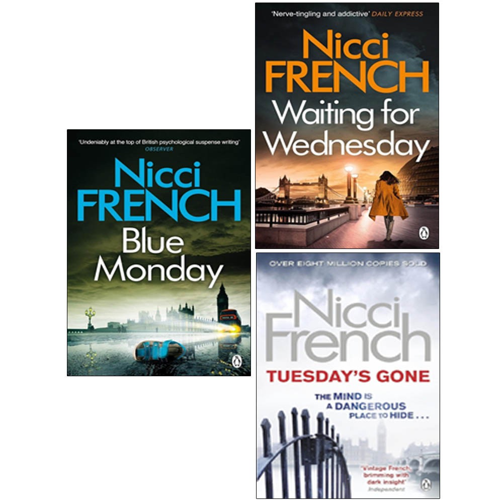 Frieda Klein Novel Series 3 Books Collection Set by Nicci French Blue Tuesday's