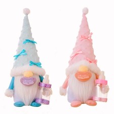 Baby Bottle and Nipple Gnomes Decorations for Home, Tomte Gnomes Decor Set fo...