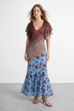 Warehouse Multi Maxi Dress Womens Daywear Dresses