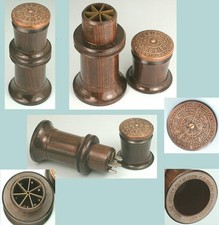 Antique Rosewood Sewing Machine Needle Case * Wheeler & Wilson's * Circa 1860s