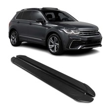 Side Step Running Boards Nerf Bars For Vw Tiguan 2.gen 2018-2023 Black 2x Side Step Running Boards Nerf Bars For Vw Tiguan 2.gen 2018-2023 Black 2x