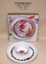Tienshan Deck the Halls Chip & Dip Set
