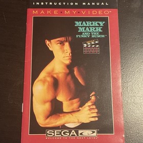 SEGA Make My Video: Marky Mark & the Funky Bunch (Sega CD) 1992 w/ Manual & Box