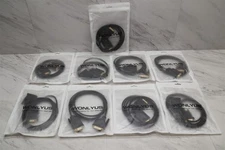 9 LOT - NEW DVI-D Male to VGA Male 6 ft Cable Adapter Converter