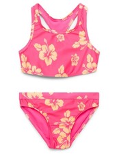 Wonder Nation Girls Racerback Bikini Swimsuit Set with UPF50 2-Piece Siz XS 4/5