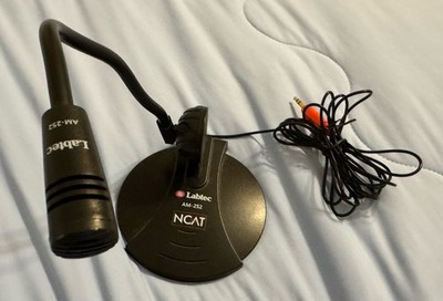 Labtec NCAT AM-252 FlexNeck PC Desktop Microphone with 7.5 ft mic cable