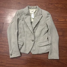 ISABEL MARANT Beige Etole Wool 1-Button Blazer Jacket Women's sz 3 Flaw*