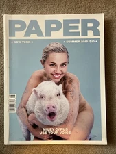 Paper Magazine MILEY CYRUS Use Your Voice Cover SUMMER 2015 New York Issue
