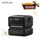 EcoFlow 572Wh Portable Power Station River 3 Plus with EB300 Extra Battery