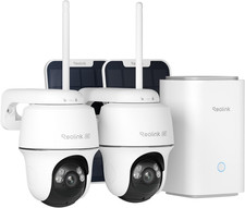REOLINK Argus PT Ultra 4K Solar Security Camera Outdoor System 2 Pack Encrypte