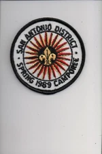 1989 San Antonio District Spring Camporee patch