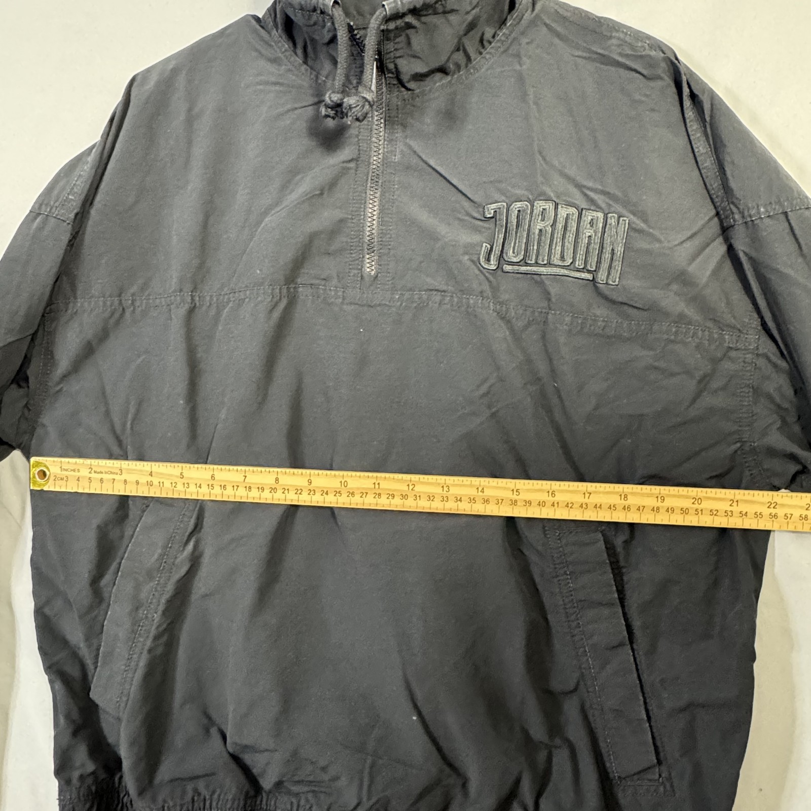 SACAI X NIKE Giacca Chicago Bulls vintage uomo piccola nera NBA basket Jordan pullover anni 90