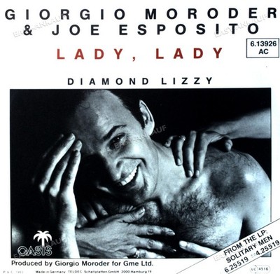 Giorgio Moroder & Joe Esposito - Lady, Lady 7'' (VG+) '
