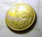 GEORGE WASHINGTON 2007-P $1 COIN MISSING EDGE LETTERING RARE. "P07M" — photo 2