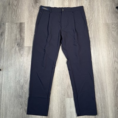 Paul & Shark Dynamic Stretch Pants Chino Drawstring Navy Blue Men s 34x29 Golf