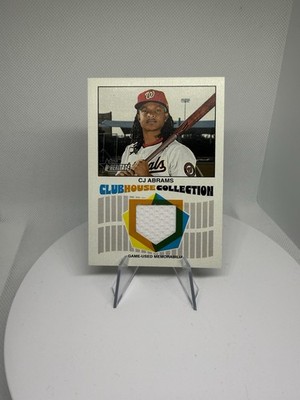 2026 Topps Heritage CJ Abrams Clubhouse Collection No. CCR-CA GameUsedMemorablia