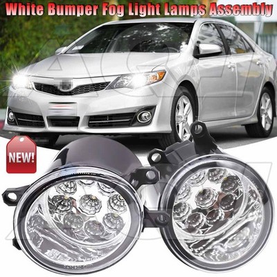 Front Fog Light Lamp Clear Lens LED Left&Right For Toyota Matrix 2009-2014