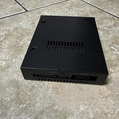 Icy Dock MB992SK-B Full Metal 2-Bay SATA/SAS Mobile Rack