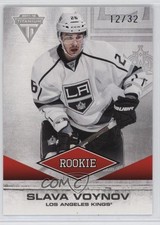 2011-12 Panini Titanium Rookie Draft Position Number 12/32 Slava Voynov #174 f0l