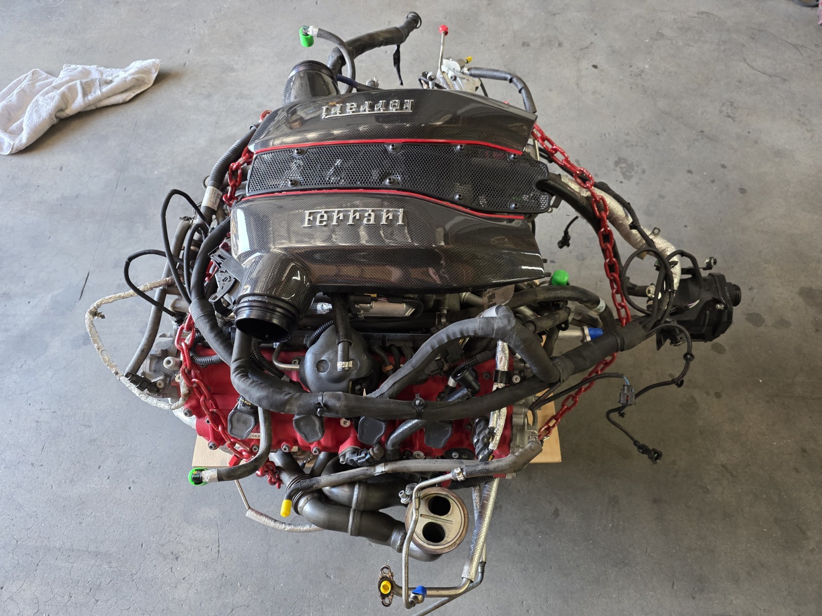 FERRARI 488 PISTA ENGINE MOTOR OEM COMPLETE 