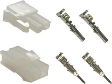 2 Pin Connector, 14 20 AWG Molex, Suitable Molex Pin Connector Shell