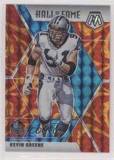 2020 Panini Mosaic Hall of Fame Reactive Gold Prizm Kevin Greene #284 HOF 8dy
