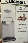 CUISINART ICE-45 SOFT SERVE ICE CREAM MAKER 1-1 2 Qt CAPACITY w BOX