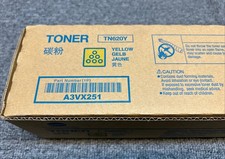 Genuine Konica Minolta TN620Y A3VX251 YELLOW Toner C4065 NEW SEALED BOX.