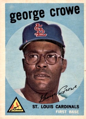 1959 Topps #337 George Crowe - ST